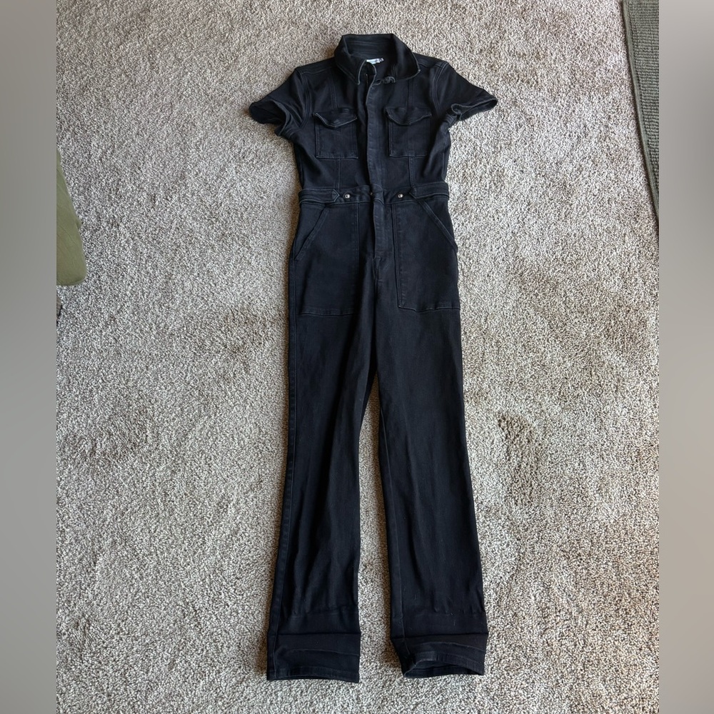 Good American Black Fit For Success Jumpsuit New With Tags Size 2